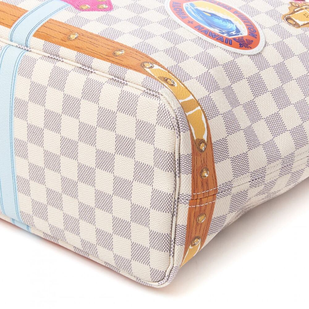 Louis Vuitton Hawaii Neverfull MM bag Summer Trunks Damier Azur Maui Hello Kitty - Picture 13 of 16